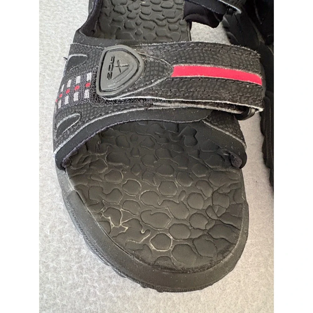 Nike ACG All-Trac Sandals Size 9 Black Red Hiking Outdoor Sport Gorpcore Trail